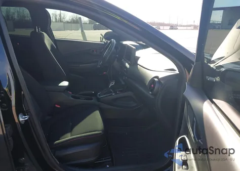 2022 Hyundai Kona N Line z USA, uszkodzony, nr VIN KM8K3CA34NU869853